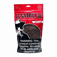 TOBACCO BAGS - GAMBLER 6OZ REGULAR RED